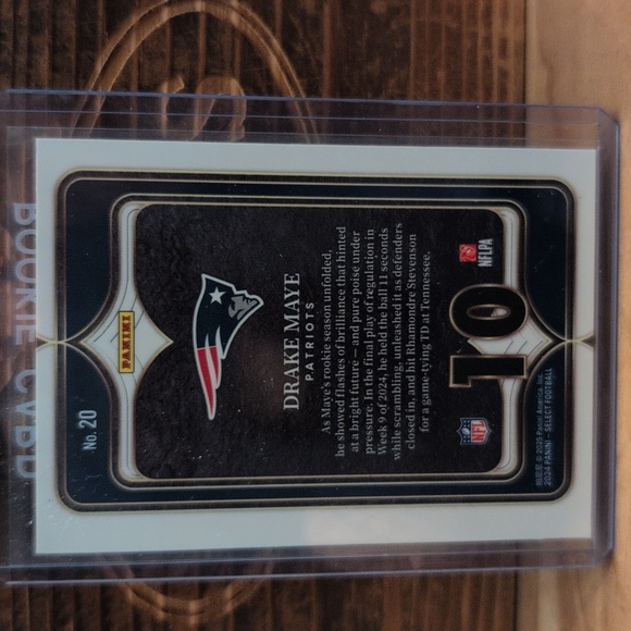 2024 Select Drake Maye Rookie Card Numbers Patriots MVP? - Picture 2 of 2